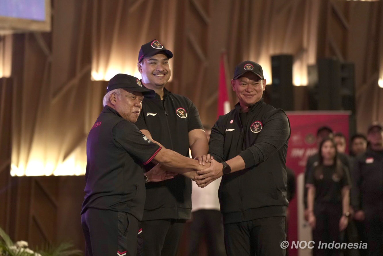 Chef de Mission (CdM) Tim Indonesia untuk Asian Games 2022 Hangzhou, Basuki Hadimuljono menyampaikan akan menjaga semangat kebersamaan atlet untuk mewujudkan target Indonesia di ajang Asian Games 2022 Hangzhou. (foto:yayan/kemenpora.go.id)