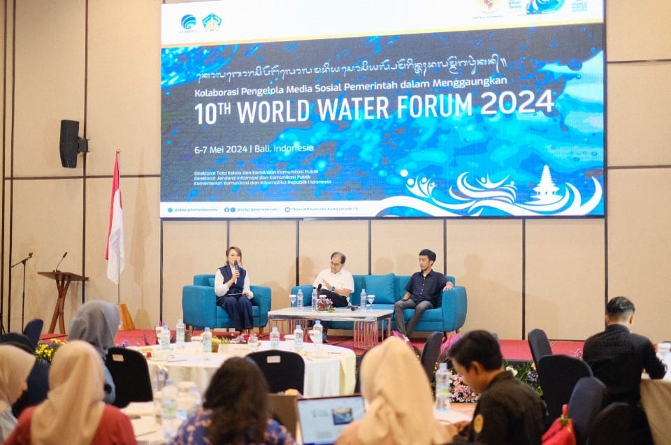 Indonesia terus mempersiapkan diri menjadi tuan rumah yang baik jelang pelaksanaan World Water Forum 2024 yang akan dilaksanakan di Bali 18-25 Mei 2024 mendatang. Untuk mendukung kesuksesan acara tersebut, Kominfo menggandeng pengelola media sosial pemeri