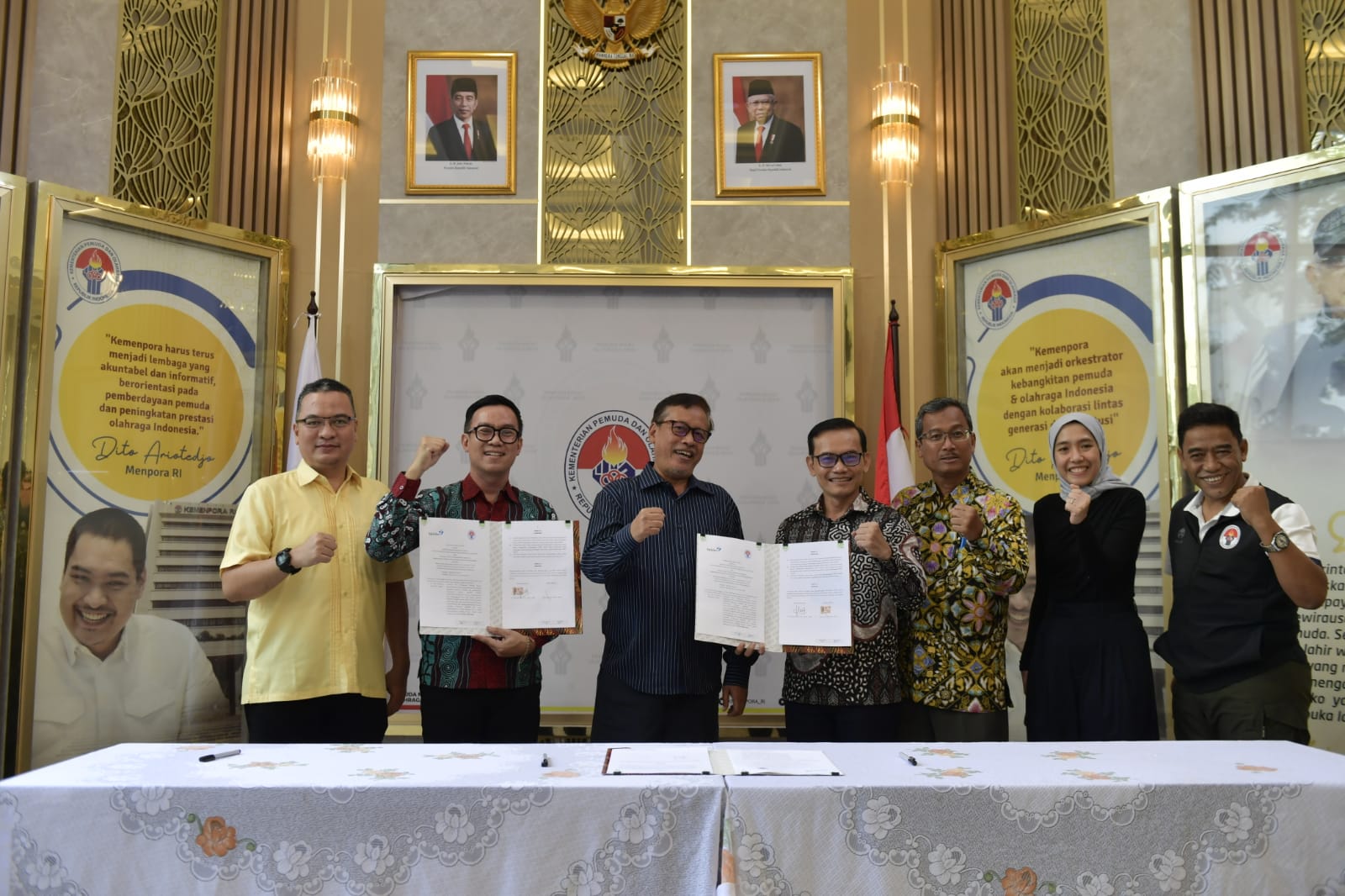 Kementerian Pemuda dan Olahraga Republik Indonesia (Kemenpora RI) bersama dengan Badan Kependudukan dan Keluarga Berencana Nasional (BKKBN) menyepakati penandatanganan Perjanjian Kerja Sama(PKS) terkait Penguatan Pemahaman Remaja dan Pemuda dalam rangka P