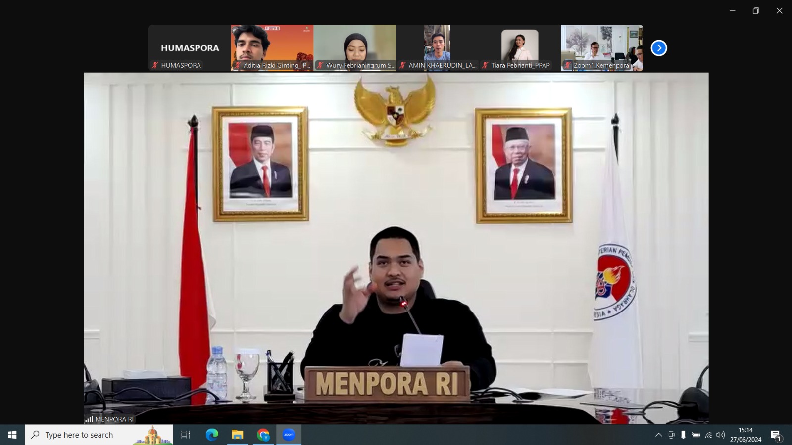 Menteri Pemuda dan Olahraga Republik Indonesia (Menpora RI) Dito Ariotedjo, berharap 106 pemuda-pemudi perwakilan Program PPAN dan PPAP 2024 menjadi katalisator peningkatan ekonomi antar provinsi di Indonesia dan memperkuat nilai luhur kehidupan berbangsa
