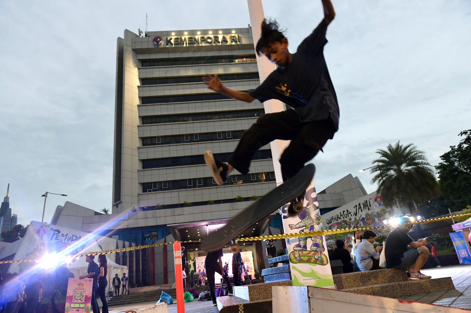 Kementerian Pemuda dan Olahraga Republik Indonesia (Kemenpora RI) menggelar kembali Pesta Prestasi. Kegiatan edisi kelima ini mengambil tema: Bersenang-Senang dan Menang.(foto:andre/kemenpora.go.id) 