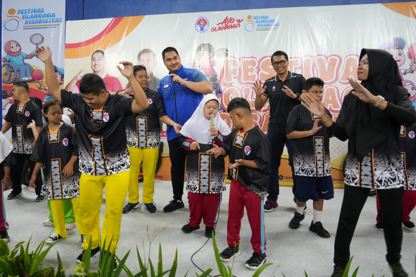 Menpora Dito Hadiri Kegiatan Kidzpora dan Festival Olahaga Disabilitas di Kemenpora