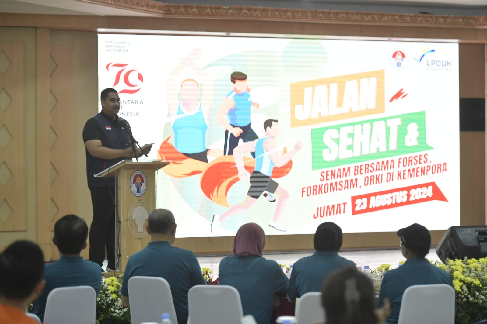 Menteri Pemuda dan Olahraga Republik Indonesia (Menpora RI) Dito Ariotedjo mengajak kementerian/lembaga (K/L) untuk menguatkan kolaborasi guna menjalankan dua Peraturan Presiden (Perpres) tentang kepemudaan dan keolahragaan. (foto:bagus/kemenpora.go.id)