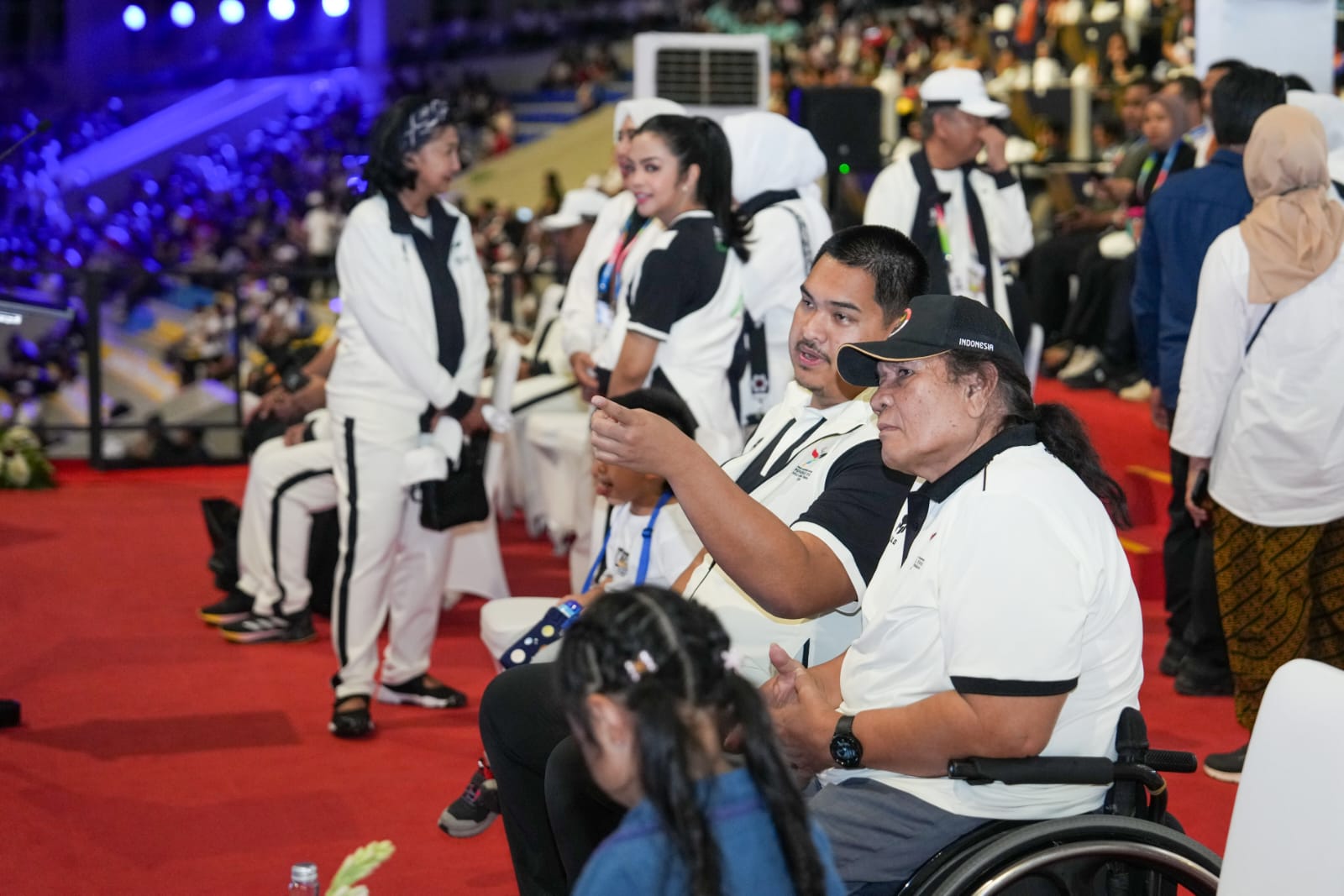 Menteri Pemuda dan Olahraga Republik Indonesia (Menpora RI) Dito Ariotedjo menyampaikan apresiasi setinggi-tingginya kepada para atlet yang  berlaga dalam Pekan Paralimpik Nasional (Peparnas) XVII Solo 2024.(foto:egan/kemenpora.go.id)