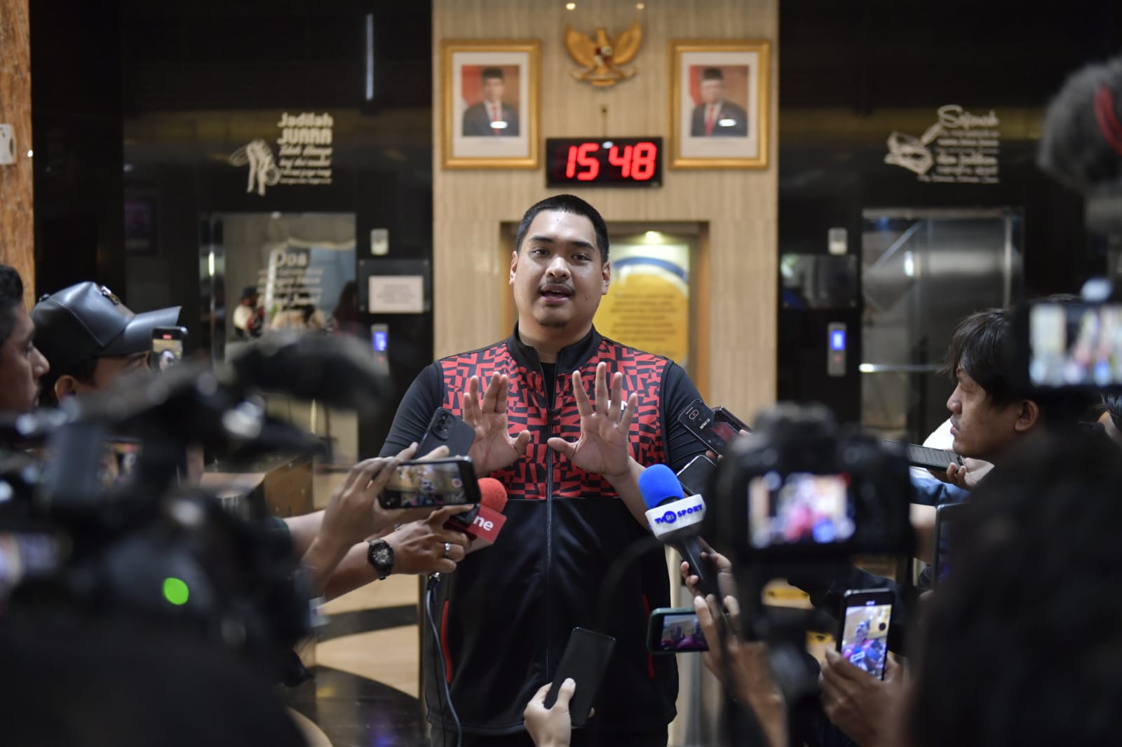 Menteri Pemuda dan Olahraga Republik Indonesia (Menpora RI) Dito Ariotedjo berharap, Badan Arbitrase Keolahragaan Indonesia (BAKI) mampu berperan secara strategis dalam mendukung kemajuan dunia keolahragaan di Indonesia.(foto:bagus/kemenpora.go.id)