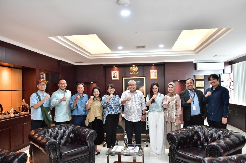 Kementerian Pemuda dan Olahraga Republik Indonesia (Kemenpora RI) melalui Sekretaris Kementerian Pemuda dan Olahraga (Sesmenpora) RI Gunawan Suswantoro menerima audiensi Kantor Komunikasi Kepresidenan atau Presidential Communication Office (PCO) di ruang 