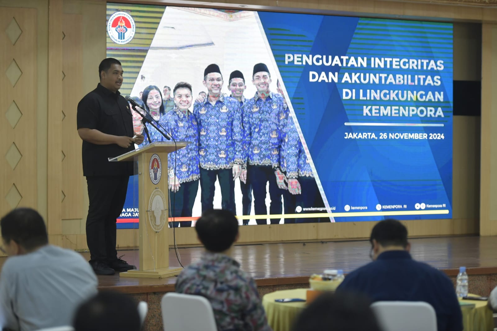 Upaya menciptakan birokrasi yang beintegritas terus dilakukan Kementerian Pemuda dan Olahraga (Kemenpora) RI. Salah satu buktinya yaitu adanya peningkatan signifikan dalam Survei Penilaian Integritas (SPI) tahun 2024 yang diselenggarakan Komisi Pemberanta