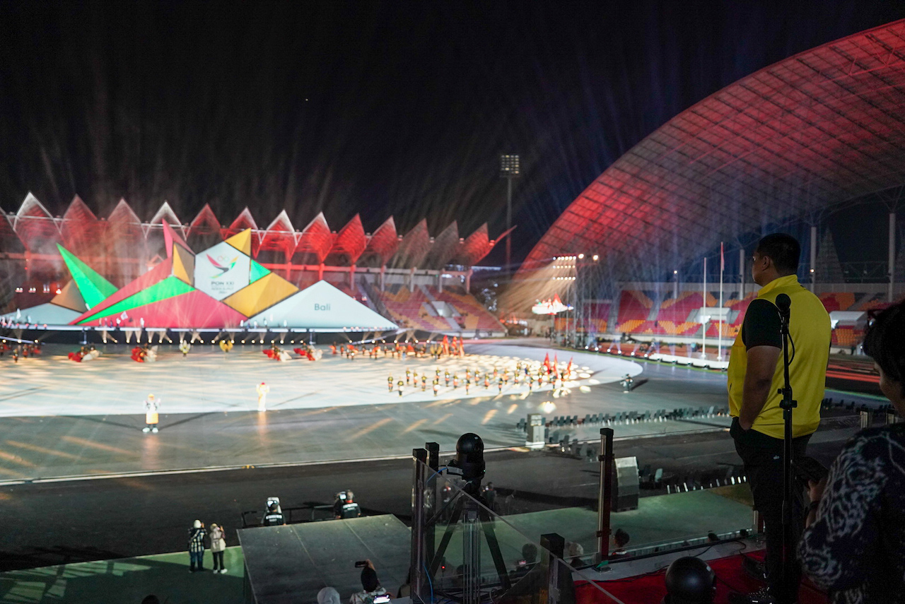 Menpora Dito Tinjau Gladi Bersih Pembukaan PON XXI Aceh- Sumut 2024