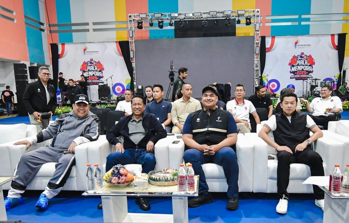 Menpora Dito dan Wamenpora Taufik Menyaksikan Penutupan Seleknas Tenis Meja Piala Menpora 2025