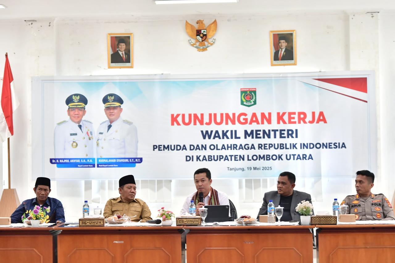 Kunjungan Kerja Wamenpora Taufik ke Lombok Utara, Upaya Kembangkan Sport Tourism