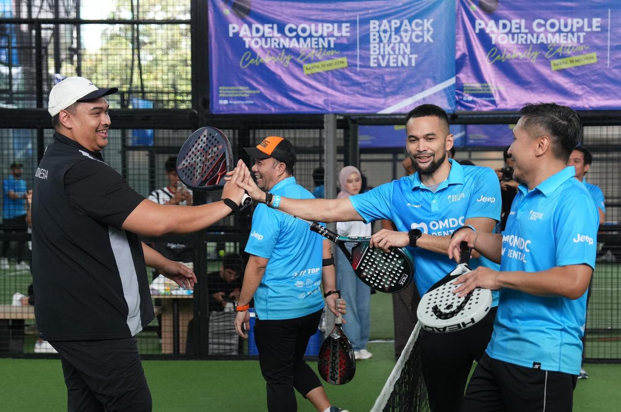 Menpora Dito Hadiri Bapack-Bapack Bikin Event "Padel Couple Tournament Celebrity Edition"