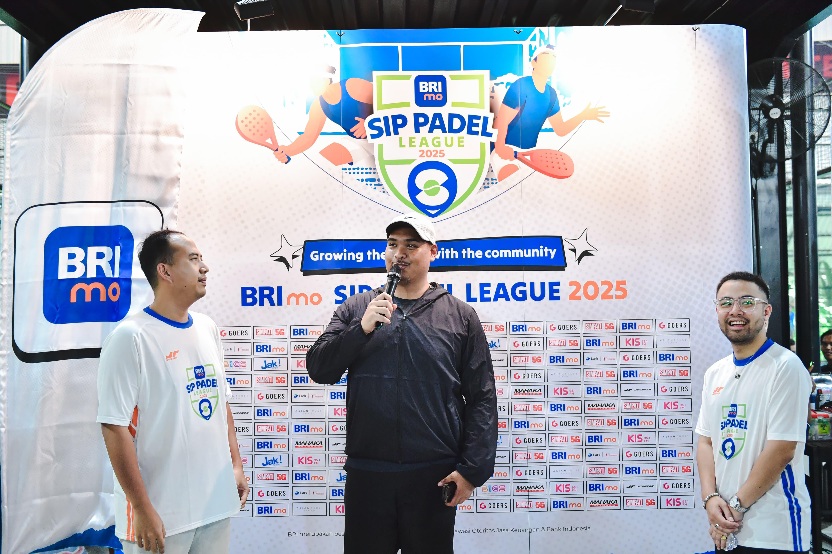 Menteri Pemuda dan Olahraga Republik Indonesia (Menpora RI) Dito Ariotedjo, menyampaikan rasa senang dan apresiasinya pada penyelenggaraan BRImo SIP (Bank Rakyat Indonesia Mobile Shoot Into Perfection) Padel League 2025 di Smash Padel TB Simatupang, Jakar