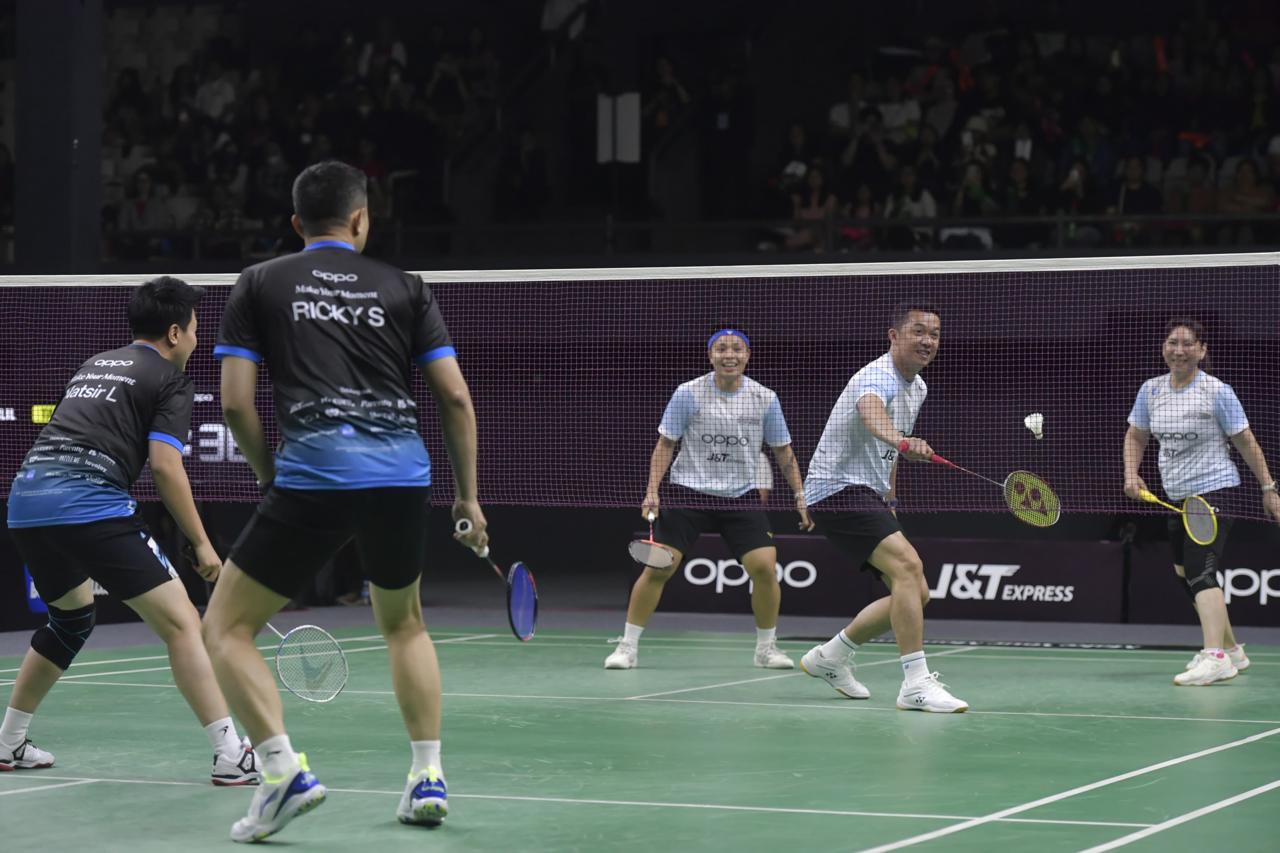 Wamenpora Taufik Ramaikan Fun Match OPPO X IOA #Make Your Moment: Dari Bulutangkis untuk Semua