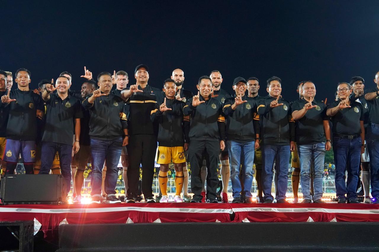 Menpora Dito Hadiri Peresmian Stadion dan Peluncuran Tim Liga 1 Bhayangkara Presisi Lampung FC