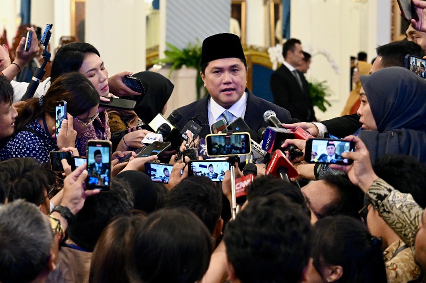 Presiden Prabowo Subianto telah resmi melantik sosok Erick Thohir sebagai Menteri Pemuda dan Olahraga Republik Indonesia (Menpora RI) Kabinet Merah Putih sisa periode masa jabatan 2024-2029 di Istana Negara, Kompleks Istana Kepresidenan, Jakarta Pusat, Ra