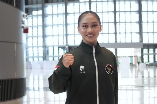 Patricia Geraldine, Talenta Muda Cabor Wushu yang Bersinar di SEA Games 2025 Thailand. (foto:Herry/kemenpora.go.id)