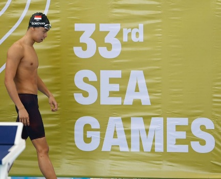 Atlet renang putra Jason Donovan Yusuf tampil dominan pada debutnya di SEA Games 2025 Thailand.(foto: Instagram/Jason)