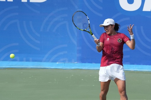 Tahun 2025 menjadi tahun yang manis bagi petenis putri Indonesia Janice Tjen.Bisa tampil di arena Grand Slam dan WTA Tour, hingga mempersembahkan medali emas di SEA Games 2025 Thailand. (foto:Herry/kemenpora.go.id)
