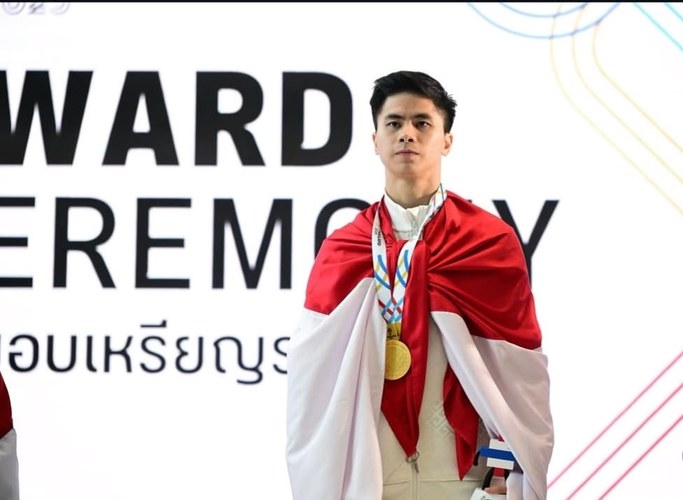 SEA Games 2025 Thailand menjadi perpisahan manis atlet wushu Indonesia Edgar Xavier Marvelo. (foto:instagram/edgarmarvelo)