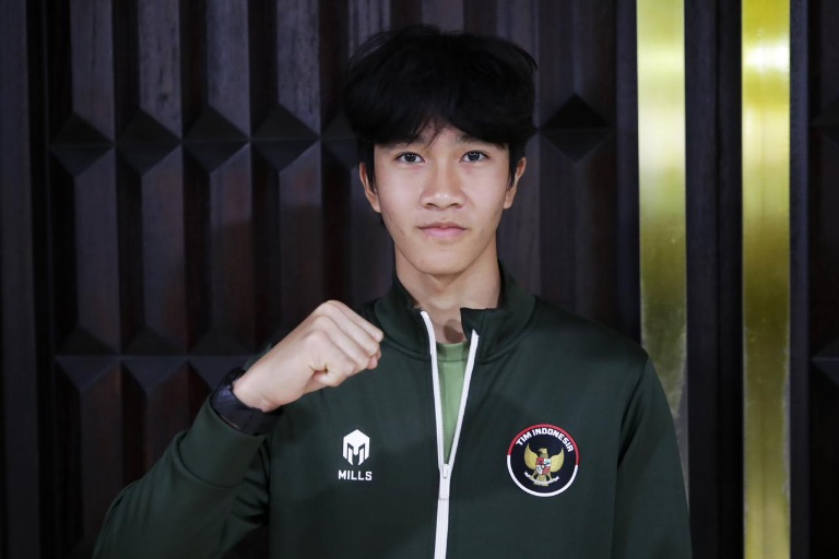 Atlet muda panjat tebing Indonesia Ardana Cikal Damarwulan mengucapkan terima kasih atas bonus yang diberikan pemerintah di SEA Games 2025 Thailand.(foto:raiky/kemenpora.go.id)