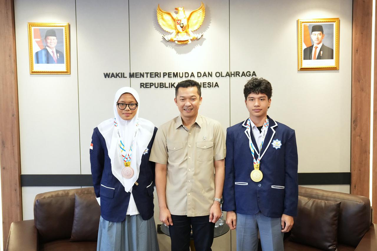 Terima Atlet Pelajar Peraih Medali SEA Games, Wamenpora Taufik Berbagi Pengalaman Olimpiade