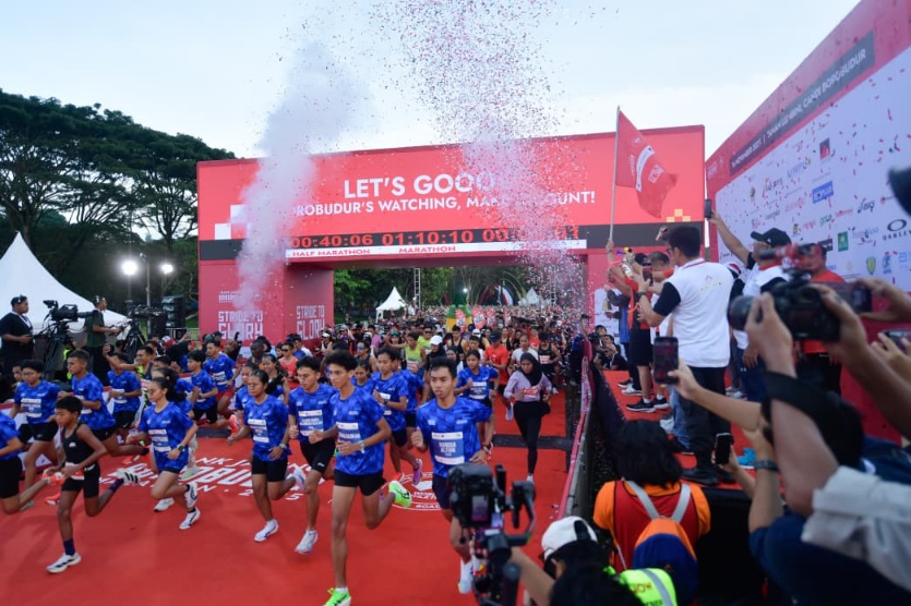 Kemenpora RI mendukung Borobudur Marathon sebagai pengembangan industri olahraga Indonesia.(foto:dok/kemenpora.go.id)