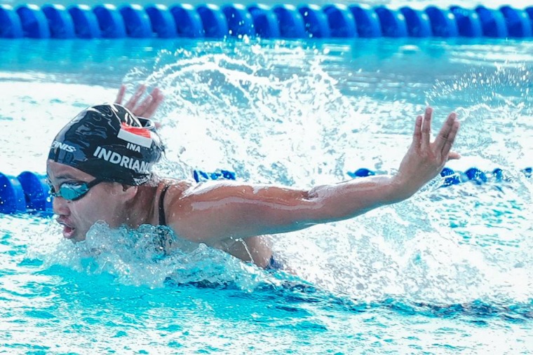 Tim para renang Indonesia tampil gemilang di ASEAN Para Games 2025 Thailand.(foto:Andre/kemenpora.go.id)