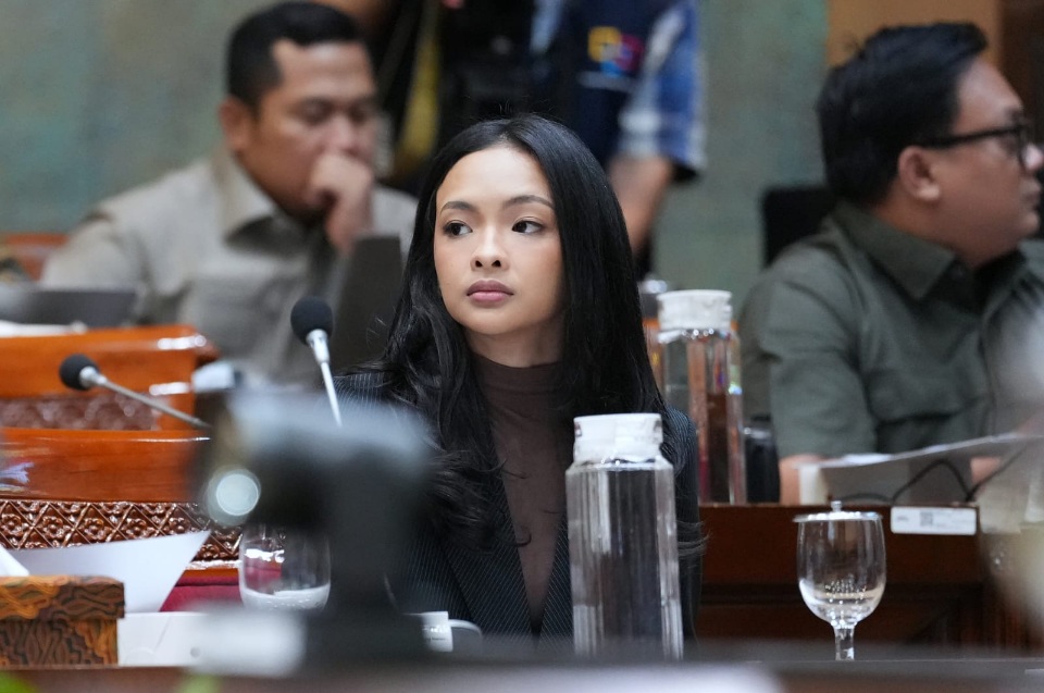 Anggota Komisi X DPR RI, Ruby Chairani Syiffadia menekankan pentingnya kompetensi dan kualitas  untuk posisi Deputi Bidang Pengembangan Industri Kemenpora.(foto:Herry/kemenpora.go.id)