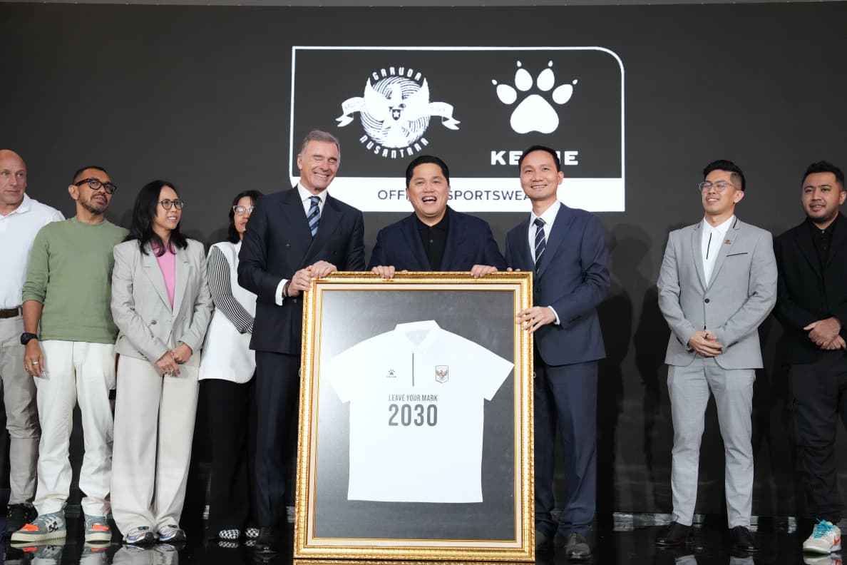 Kerjasama PSSI dengan Kelme sebagai Apparel Resmi Timnas Indonesia