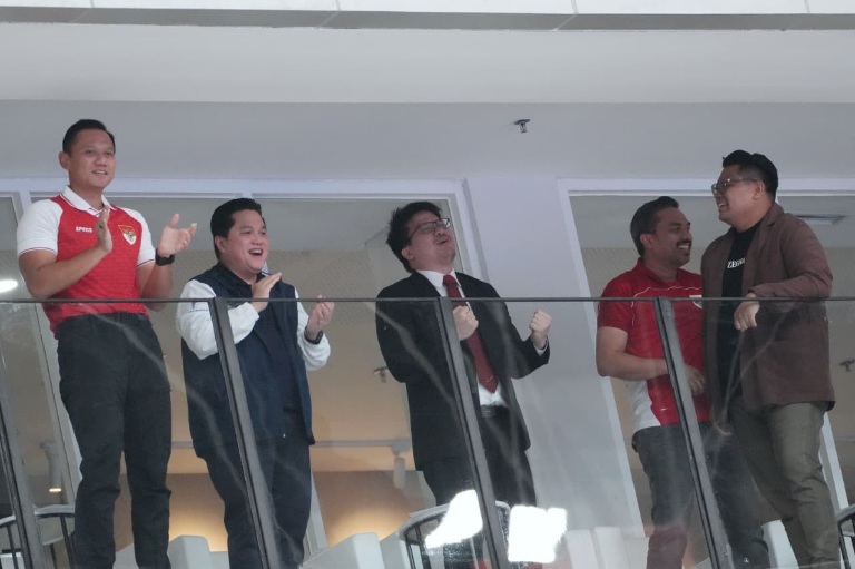 Menpora RI Erick Thohir, menyaksikan final Piala Asia Futsal 2026 antara Timnas Indonesia kontra Iran di Indonesia Arena, Jakarta, Sabtu (7/2). (foto:Herry/kemenpora.go.id)