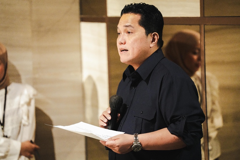 Menpora Erick Thohir menegaskan keberpihakan negara pada sejumlah atlet cabang olahraga (cabor) panjat tebing yang menjadi korban kasus dugaan pelecehan seksual dan kekerasan fisik. (foto:Andre/kemenpora.go.id)