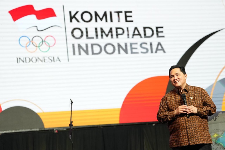 Menpora RI Erick Thohir menegaskan komitmen pemerintah untuk melindungi atlet dari segala bentuk kekerasan dan pelecehan seksual di lingkungan olahraga.(foto:raiky/kemenpora.go.id)