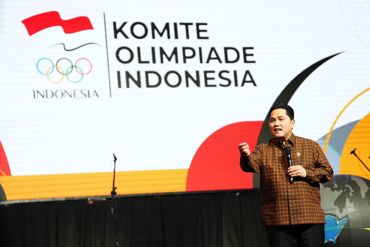 Perayaan HUT ke-74 KOI, Menpora Erick Ajak Stakeholder Bersatu Demi Kemajuan Olahraga Nasional