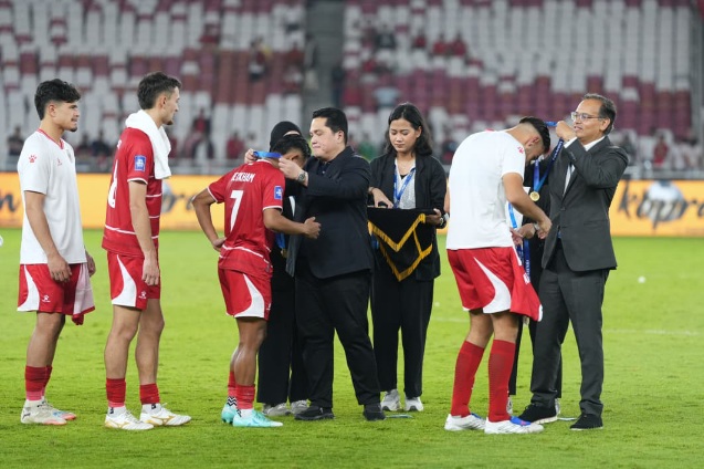 FIFA memberikan apresiasi tinggi terhadap penyelenggaraan FIFA Series 2026 yang berlangsung di Stadion Utama Gelora Bung Karno, Jakarta.(foto:Herry/kemenpora.go.id)