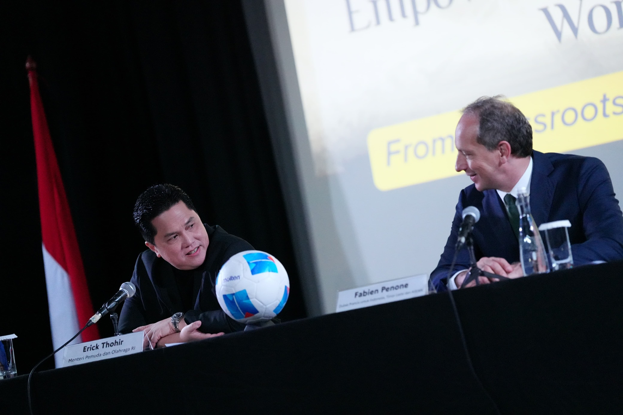 Menpora Erick Thohir Dorong Diplomasi Olahraga Lewat Program Sepak Bola Wanita Indonesia-Prancis