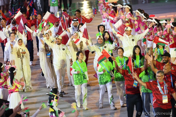 Keikutsertaan Indonesia dalam Asian Beach Games Sanya 2026 menjadi modal penting dalam menatap ajang yang lebih besar yaitu Asian Games 2026 di Nagoya, Jepang. (foto:NOC Indonesia/Naif Muhammad Al`as)
