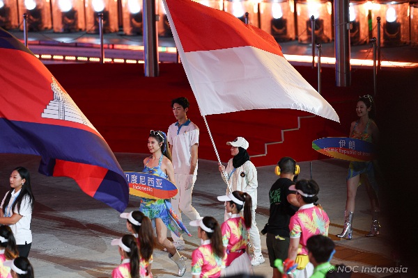 Kontingen Indonesia finis di peringkat ke-11 klasemen akhir Asian Beach Games 2026 yang digelar di Sanya, Tiongkok. (foto:NOC Indonesia/Naif Muhammad Al`as)