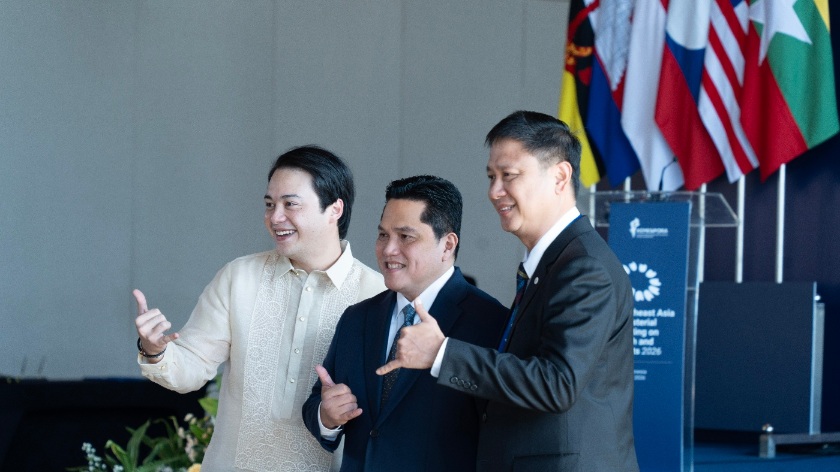 Kehadiran Menpora RI, Erick Thohir, dalam SEA Ministerial Meeting on Youth and Sports 2026 membawa misi penting menyampaikan gagasan besar mengenai transformasi penyelenggaraan SEA Games. (foto:Rahma/kemenpora.go.id)