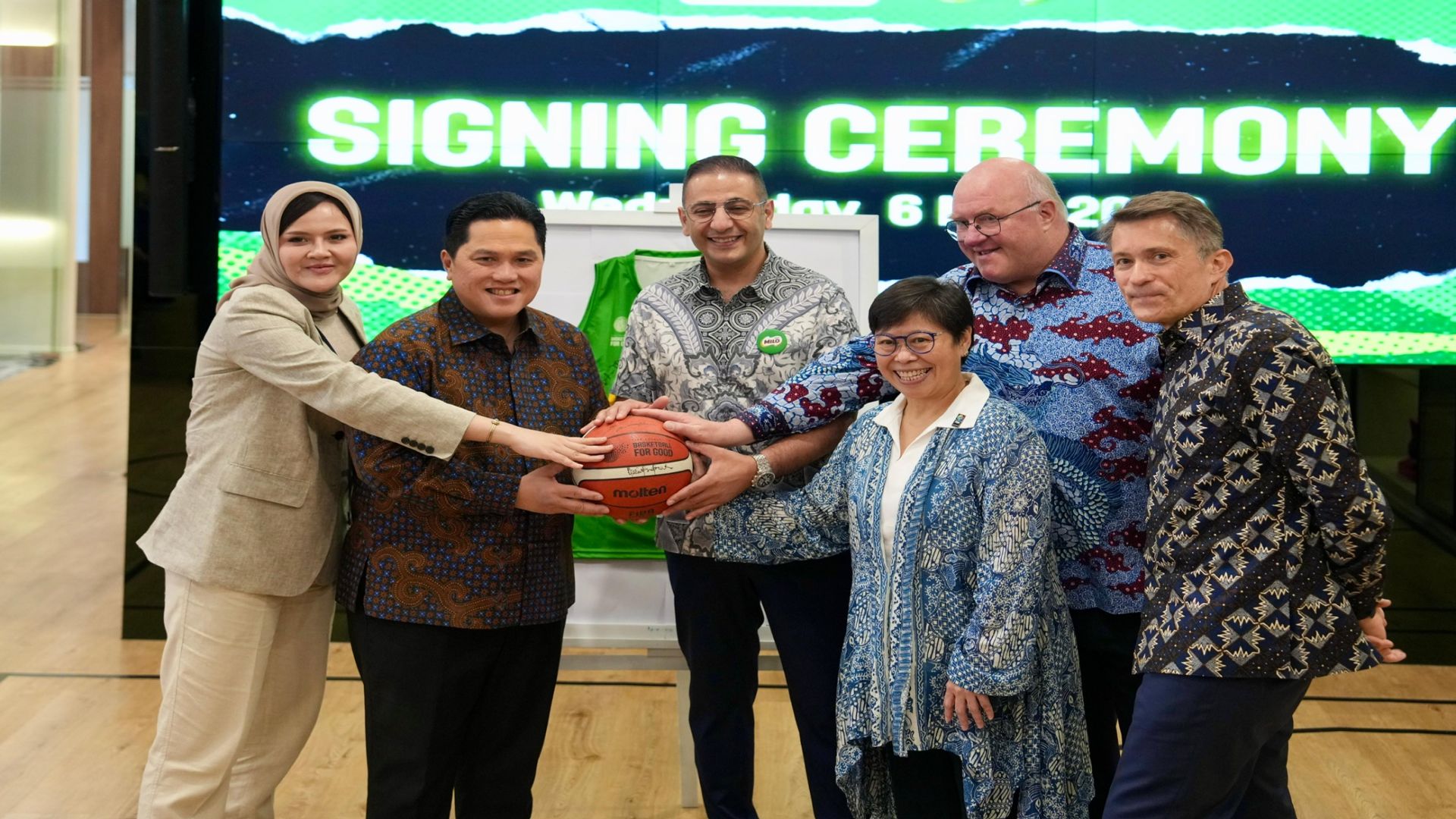 Menpora Erick Apresiasi Kerja Sama FIBA dan MILO untuk Pengembangan Basket