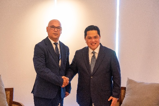 Timor Leste lakukan pertemuan bilateral dengan Indonesia saat menghadiri pertemuan Menteri Pemuda dan Olahraga se-Asia Tenggara bertajuk SEA Ministerial Meeting on Youth and Sports 2026 di The Meru Hotel, Bali, Senin (4/5).(foto:dok/kemenpora.go.id)