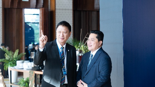 Menteri Pemuda dan Olahraga  (Menpora Erick Thohir) yang menginisiasi Deklarasi Bali, Menteri Olahraga Filipina, Patrick Gregorio menilai transformasi ekosistem olahraga Asia Tenggara harus dilakukan.(foto:dok/kemenpora.go.id)