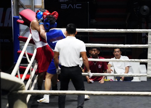 Wamenpora RI Taufik Hidayat mengapresiasi ajang Tinju antar Pelajar Arena Selatan tahun 2026 menjadi wadah pelajar berkembang melalui olahraga. (foto:raiky/kemenpora.go.id)