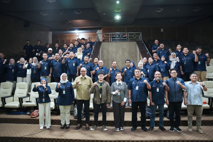 Kemenpora RI menyelenggarakan Pelatihan Kehumasan dalam rangka meningkatkan kapasitas sumber daya manusia, penguatan kompetensi komunikasi publik. (foto:Herry/kemenpora.go.id)