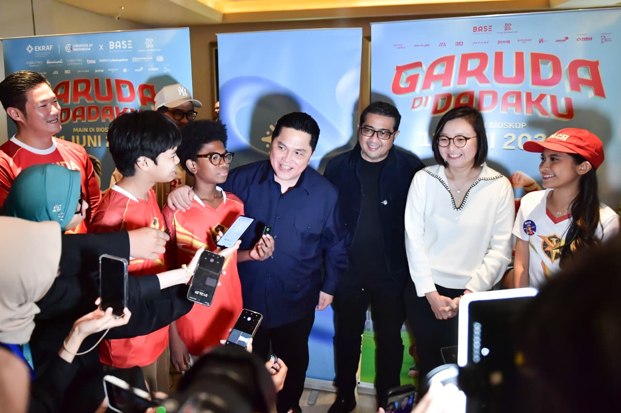 Menpora Erick Thohir Apresiasi Film Animasi “Garuda di Dadaku”