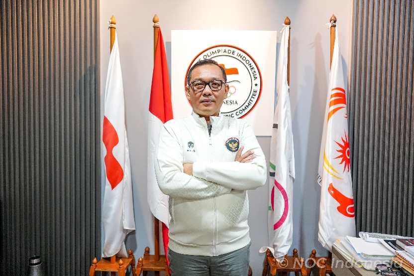 Menpora Erick Thohir menyambut baik penunjukan Todotua Pasaribu untuk mimpin kontingen merah putih berjuang di Asian Games 2026.(foto:NOC Indonesia/Mochammad Rifqi Priadiansyah)