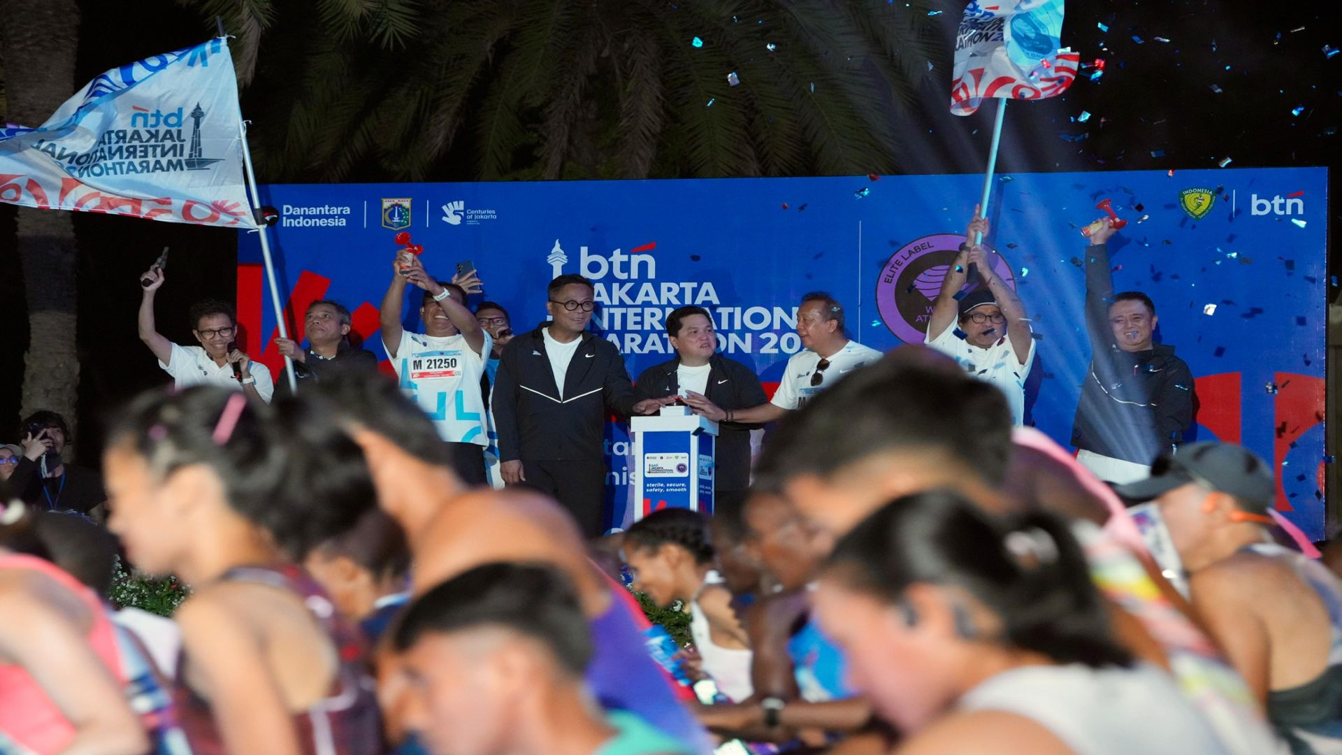 Menpora Erick Thohir Lepas Ribuan Pelari Jakarta International Marathon 2026