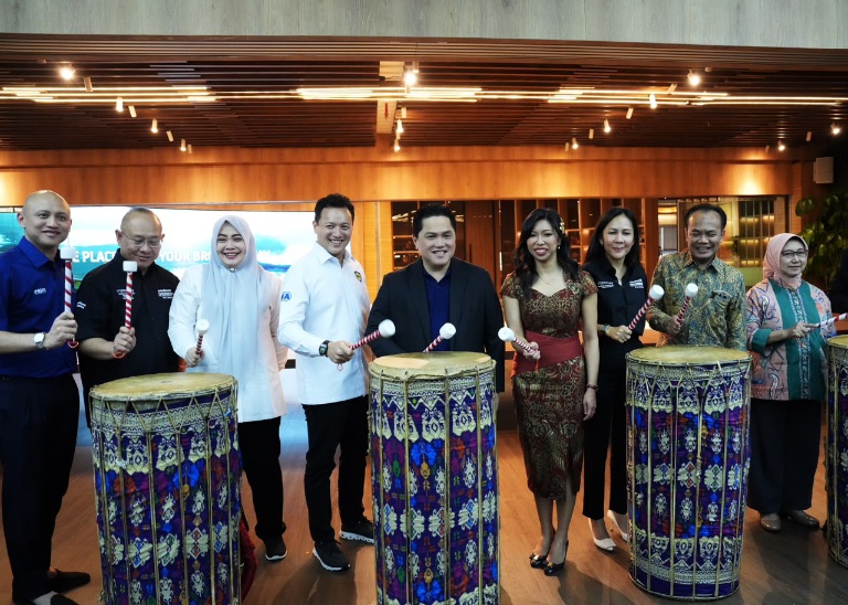 Menpora RI Erick Thohir hadiri peluncuran resmi rangkaian MotoGP Pertamina Grand Prix of Indonesia 2026, Kamis (18/6) sore di Kantor InJourney Sarinah, Jalan MH Thamrin, Jakarta Pusat. (foto:raiky/kemenpora.go.id)
