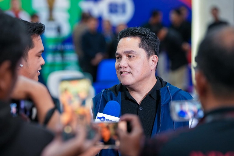 Menpora RI Erick Thohir menegaskan bahwa Indonesia harus mampu menjaga sekaligus meningkatkan tren prestasi olahraga yang telah diraih dalam beberapa tahun terakhir.(foto:Andre/kemenpora.go.id)