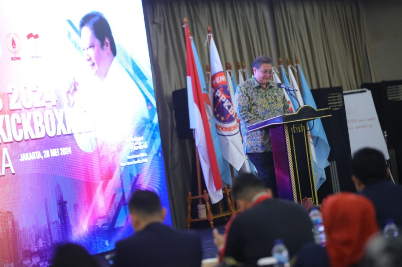 Ketua Umum PBWI Airlangga Hartarto mendukung komitmen Presiden Prabowo Subianto yang akan menerapkan pelatnas jangka panjang sebagai kunci mencetak generasi juara untuk masa depan olahraga Indonesia. (foto:istimewa)