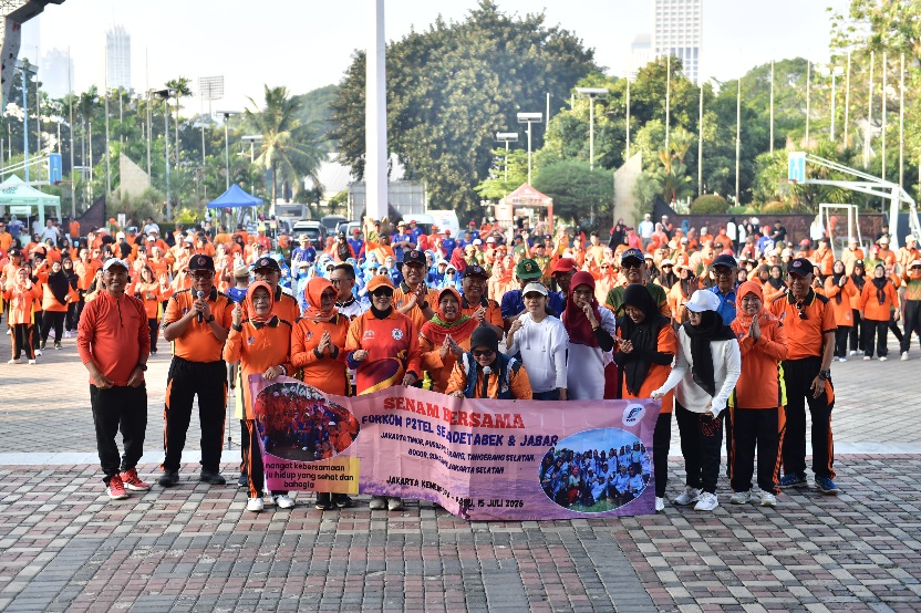 Kemenpora RI mengajak Persatuan Pensiunan Telkom (P2tel) untuk memeriahkan program olahraga Rabu Bugar. (foto:bagus/kemenpora.go.id)